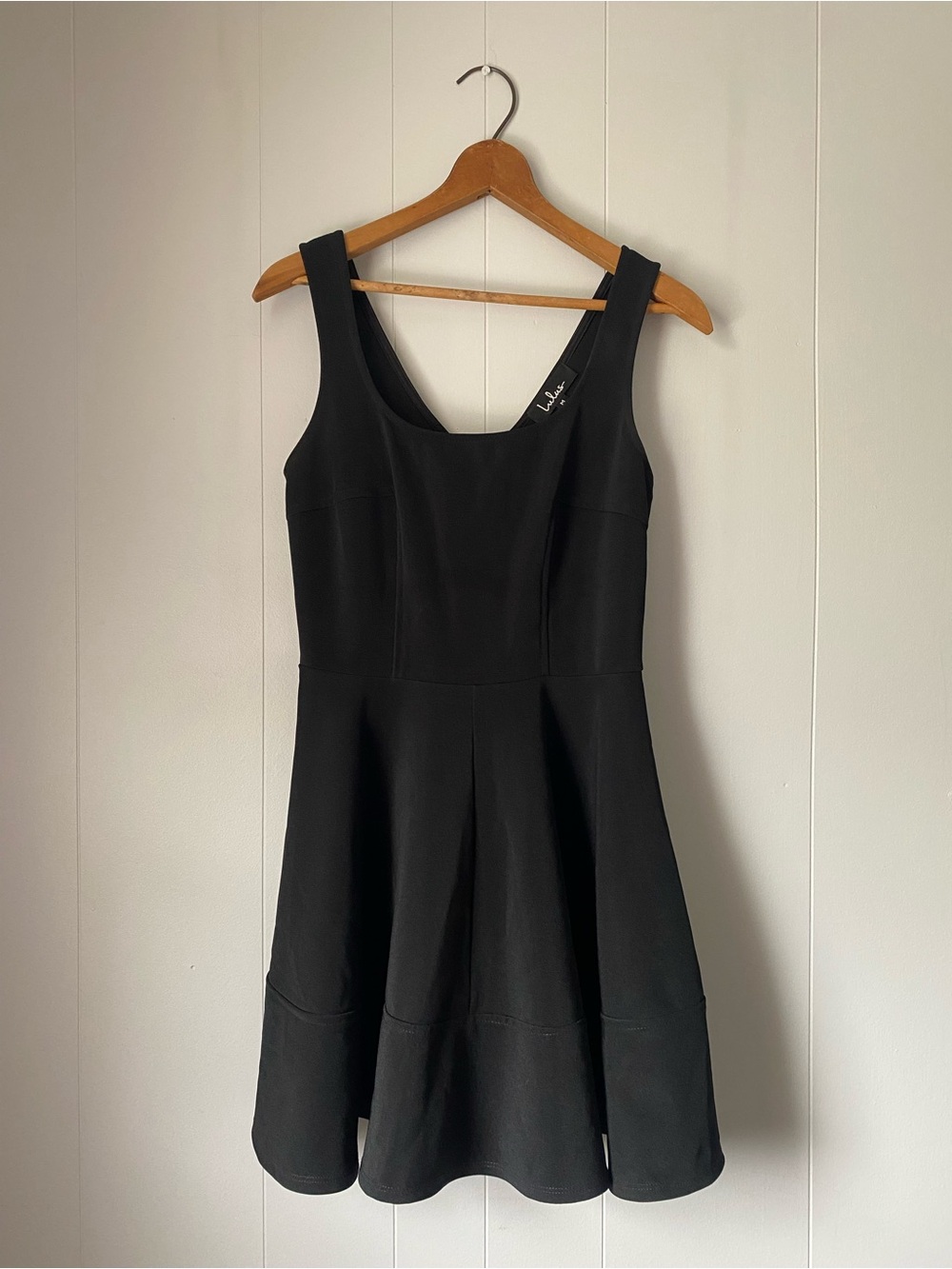 Lulus Black Sleeveless Fit-and-Flare A-line Dress